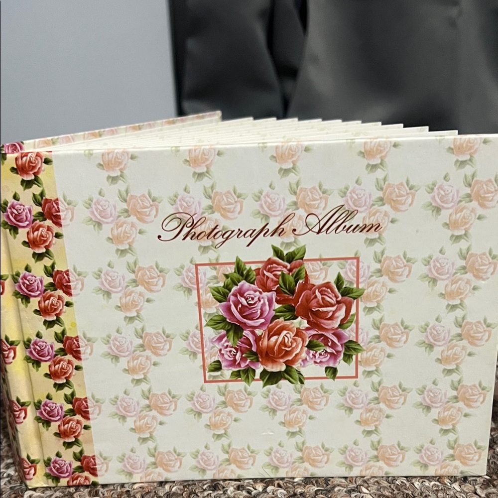 Rose Pattern Photograph Album